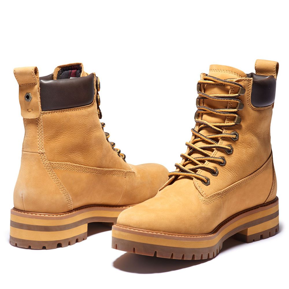 Timberland Μποτες Χιονιού Ανδρικα Καφε - Courma Guy Waterproof - Greece 2136970-JM